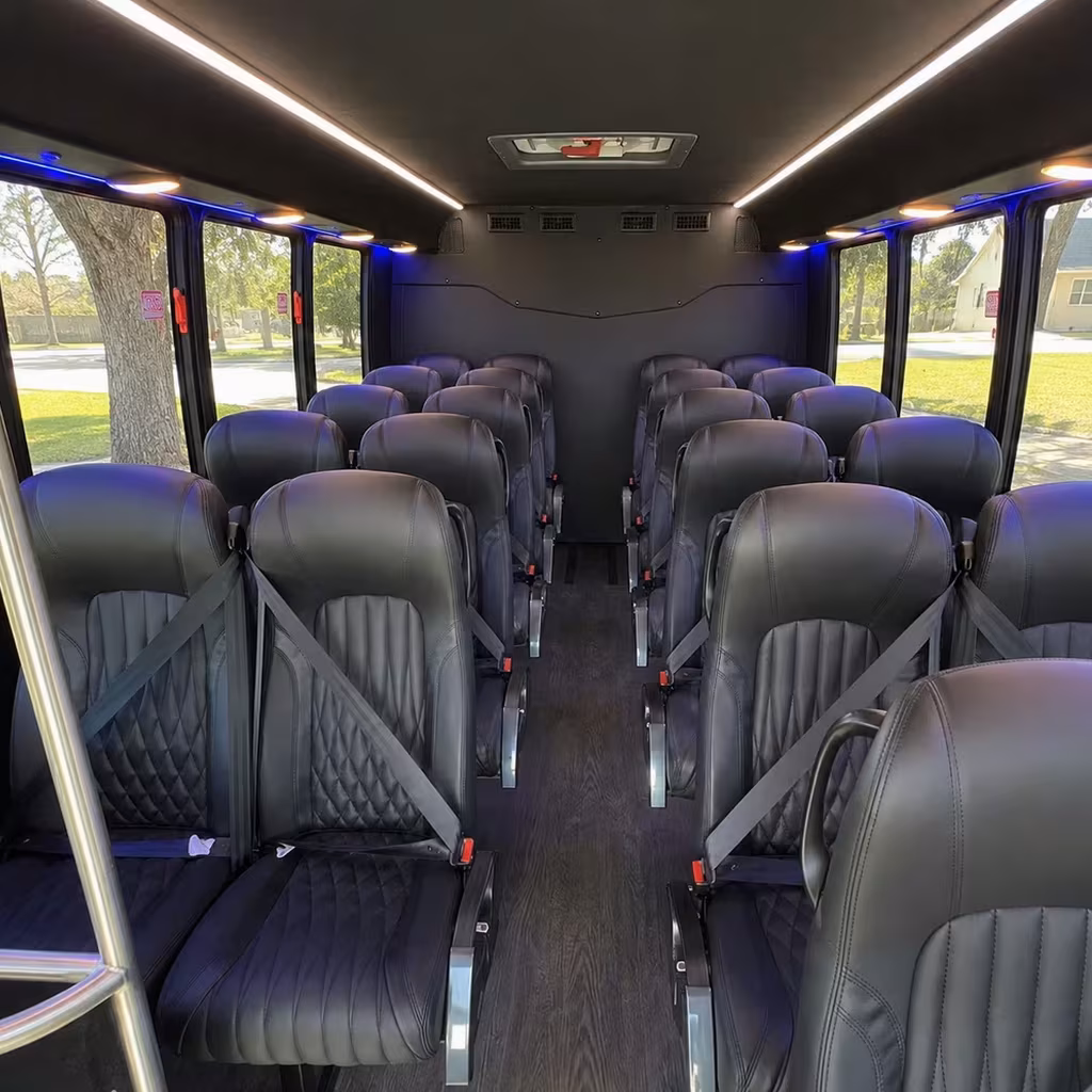 30 passenger minibus inside