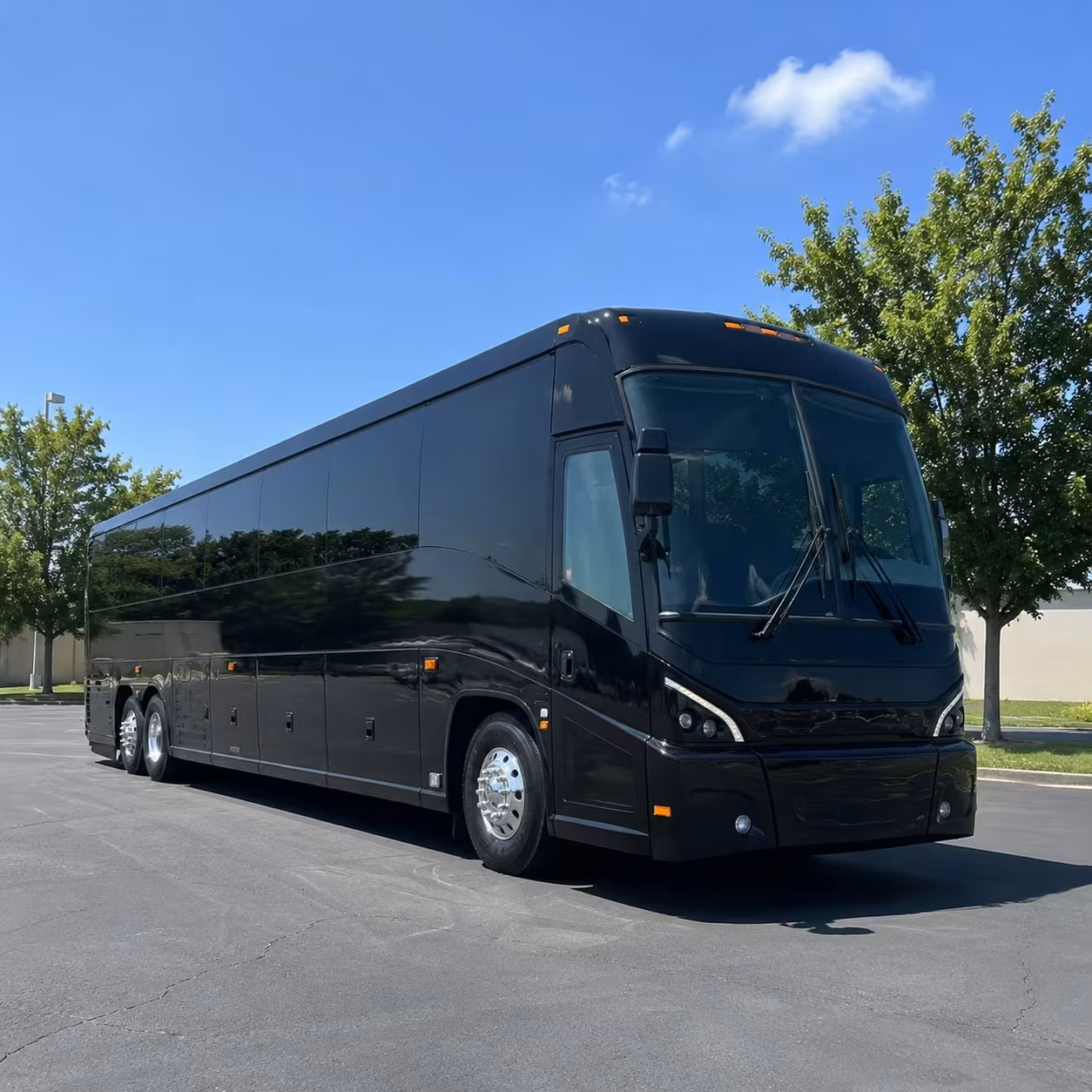 commuter bus rentals for santa monica office parking problems