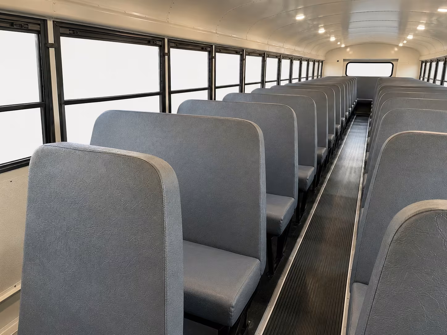 school bus interior