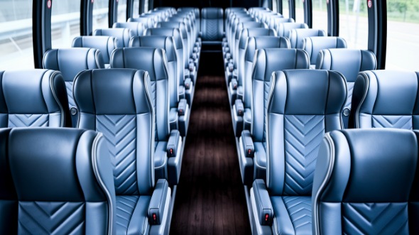 50 passenger charter bus interior santa monica