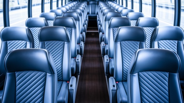 56 passenger charter bus interior santa monica