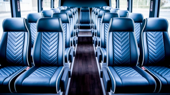santa monica 20 passenger minibus inside