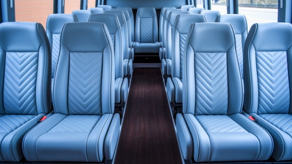 santa monica 30 passenger minibus inside